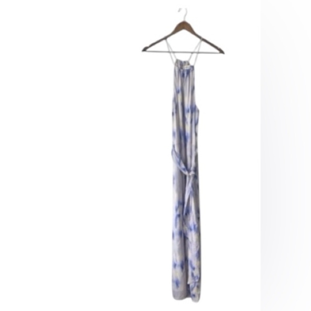 Cloth & Stone Anthropologie Watercolor Maxi Dress Long Length Summer Girly XS - Picture 2 of 7